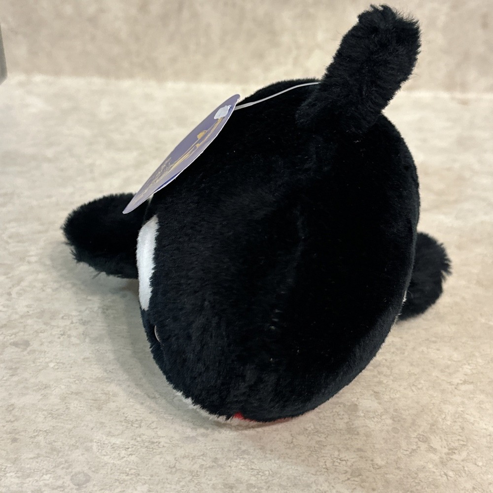 Vintage Sea World Shamu Killer Whale Orca Plush Stuffed Animal Toy 1987 W/ Tag - Picture 2 of 6